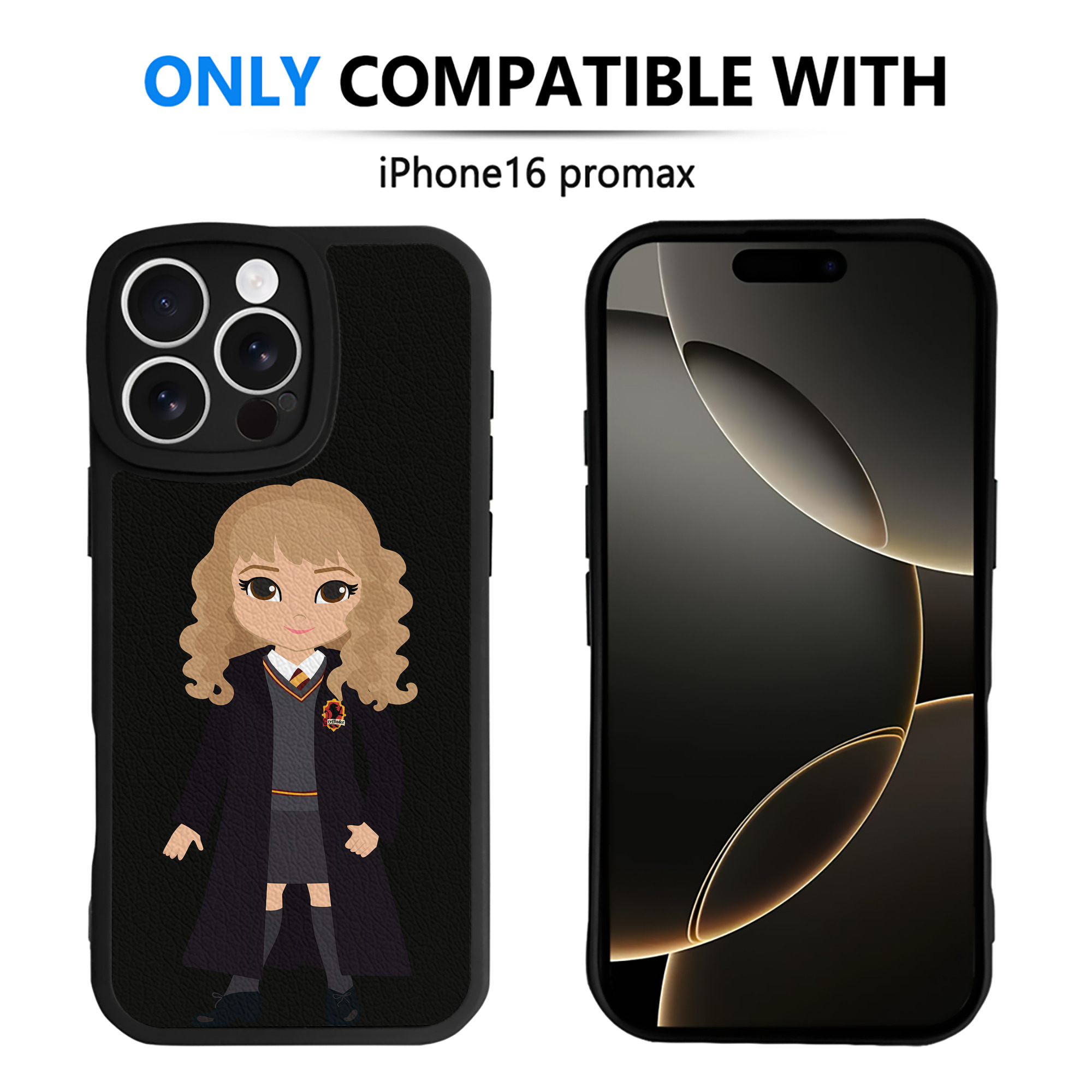 （画像用） Harry Potter ハリー・ポッターシリーズ 【iPhone 16シリーズ対応】シリコンスマホケース（レザー調） 材質：シリコン